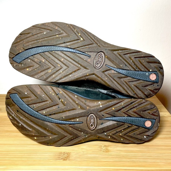 Chaco Barbary Castle Rock Waterproof Leather Wool Fold Down Collar Boots Booties - Picture 9 of 10